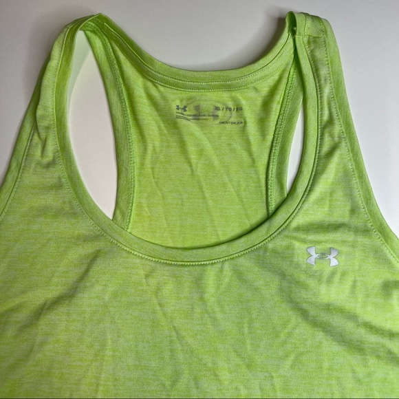 Under Armour Heather Green Racerback Tank Top, Size Extra Large, NWT!! - Picture 3 of 5